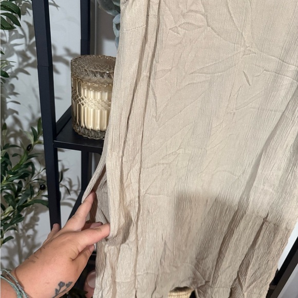 Soft Surroundings Cream Mini Dress size petite medium - Picture 4 of 10